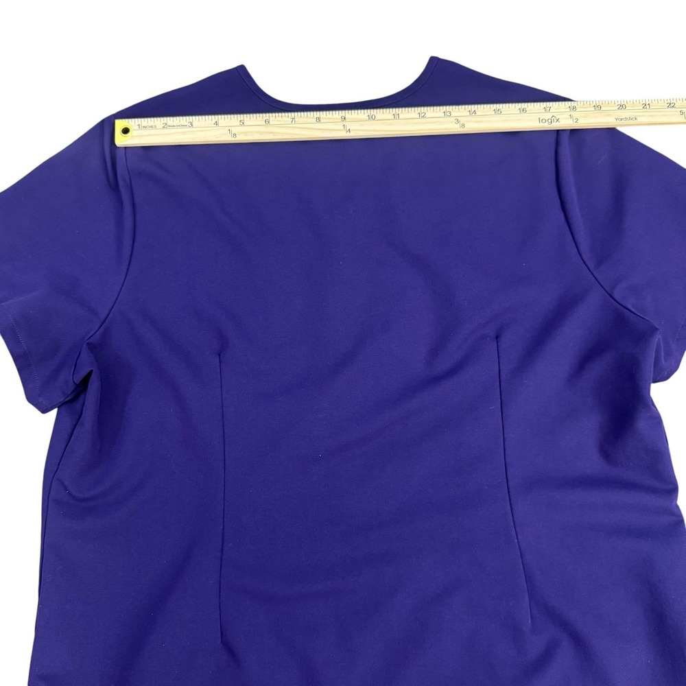 FIGS Technical Collection Catarina One-Pocket Scrub Top Women XXL Purple Jam - Picture 4 of 9